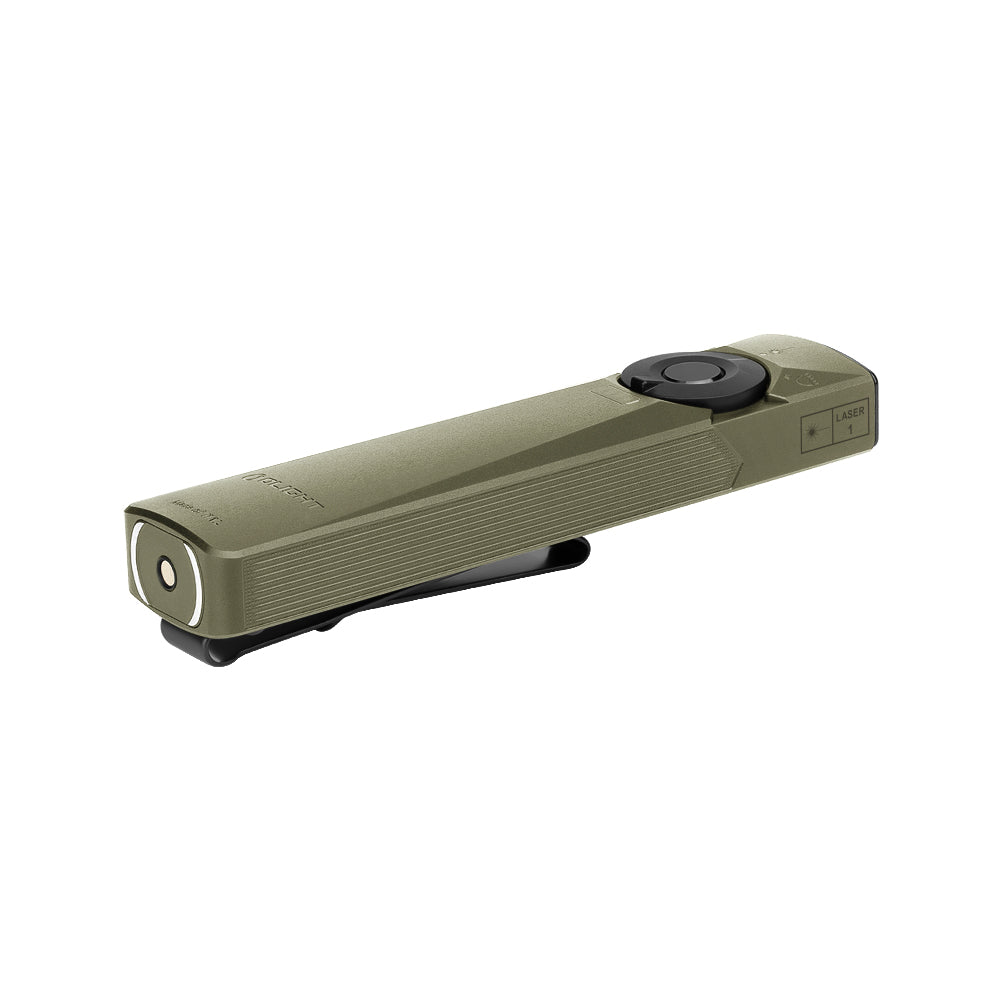Olight Arkfeld Ultra Klasse 1 EDC Taschenlampe mit UV Licht Laser und Weißlicht