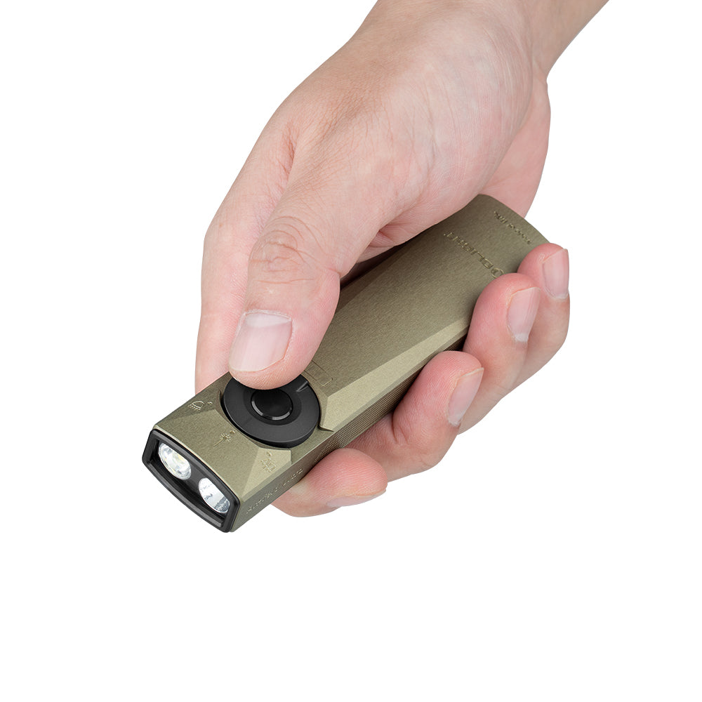 Olight Arkfeld Ultra Klasse 1 EDC Taschenlampe mit UV Licht Laser und Weißlicht