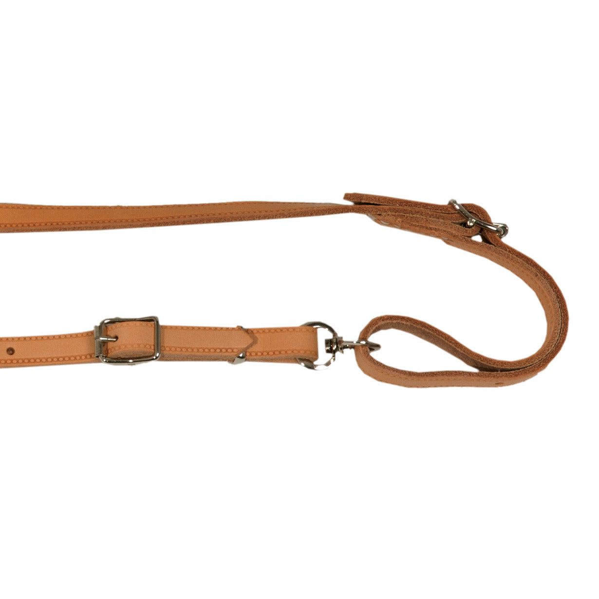 AKAH Umhängeleine aus Fahlleder 14 mm breit