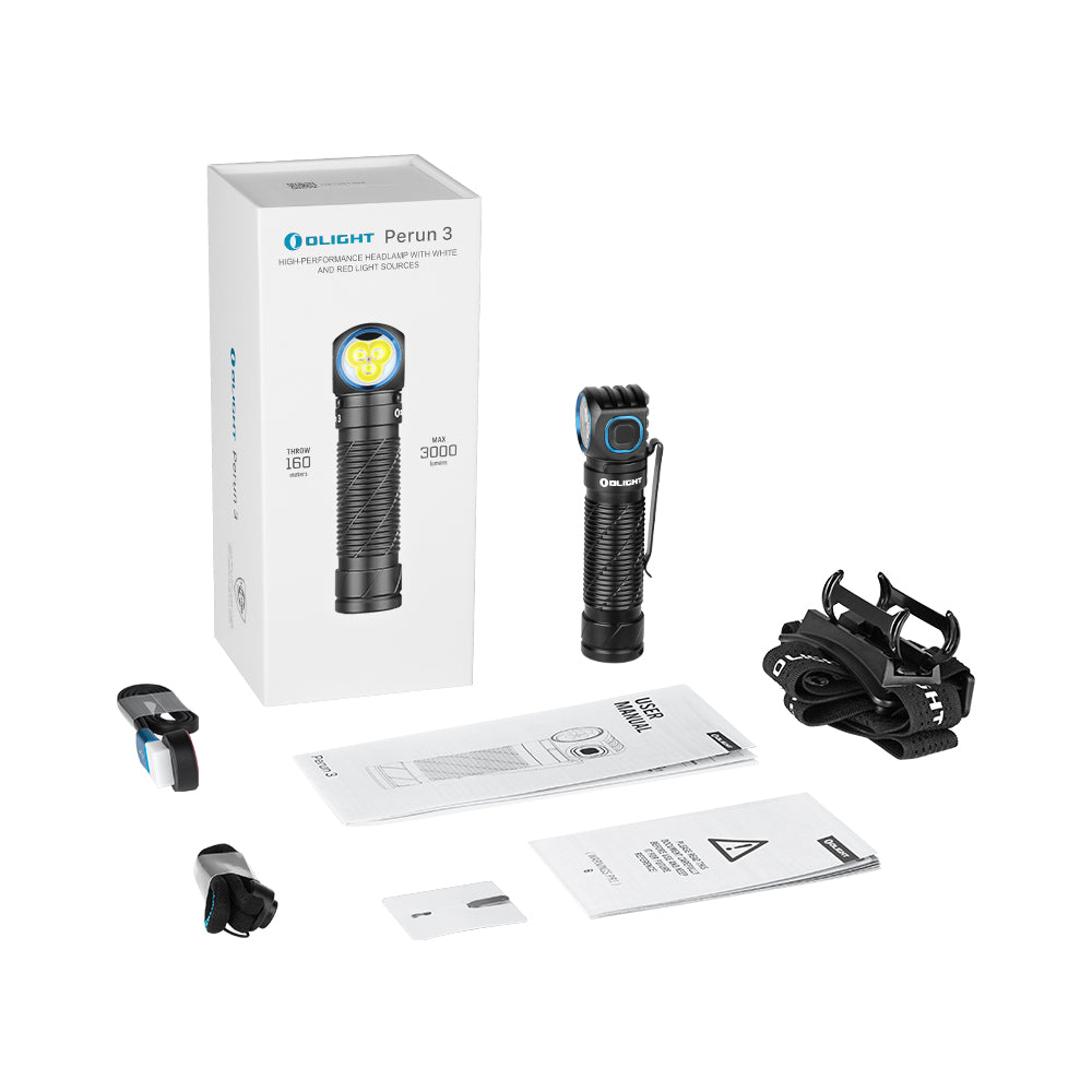 Olight Perun 3 Multifunktionslampe mit 3000 Lumen 160 Meter Leuchtweite