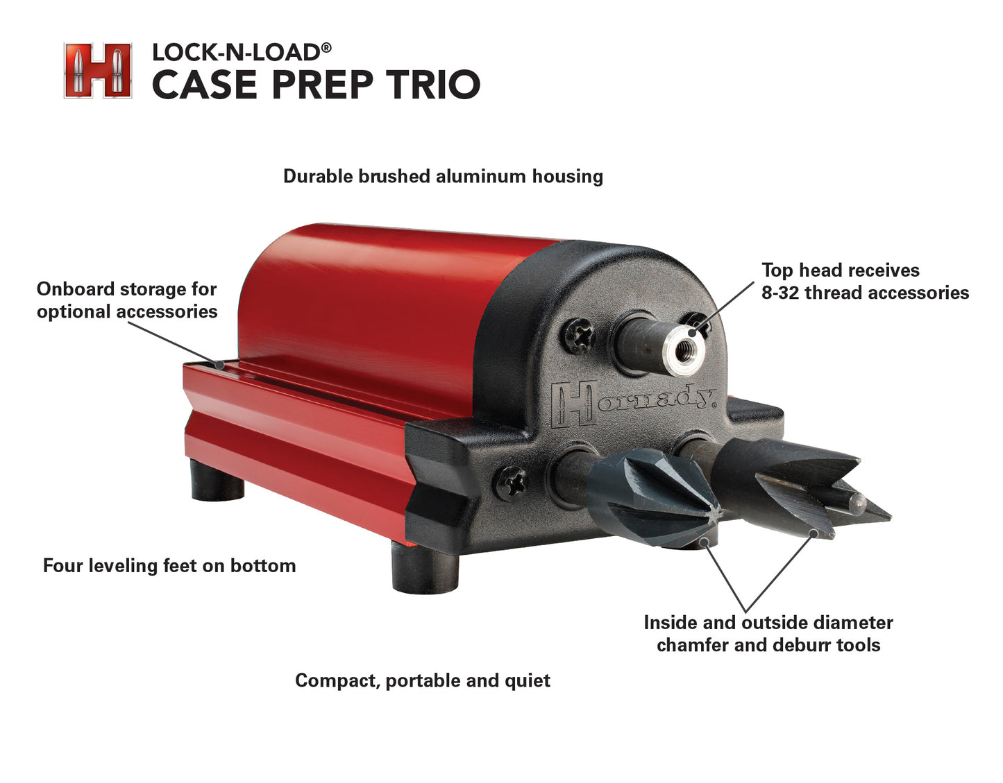 Hornady Lock-N-Load® Case Prep Trio