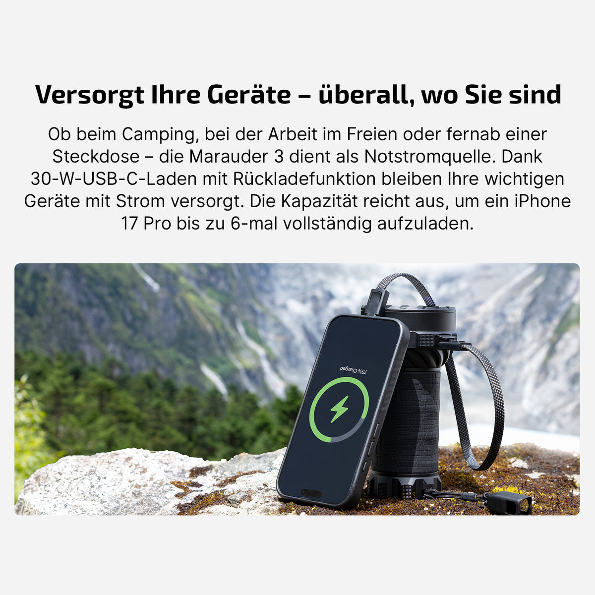 Olight Marauder 3 als Powerbank über USB-C